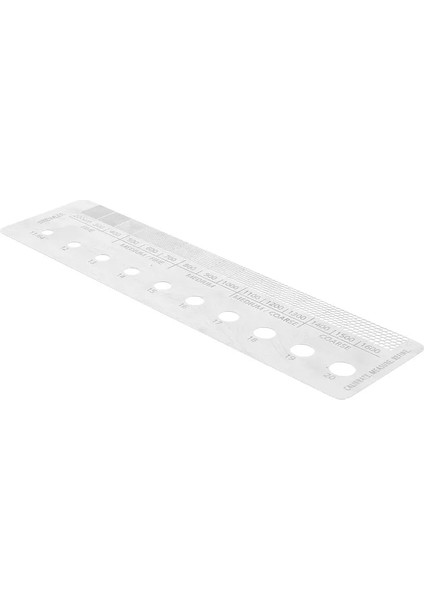Gösterildiği Gibi 16.5x4.3 cm Özel Aletler Kahve Tozu Pratik Ölçüm Cetveli Öğütme Boyutu Mutfak Tedarik Profesyonel Öğütücü Aksesuarı (Yurt Dışından)