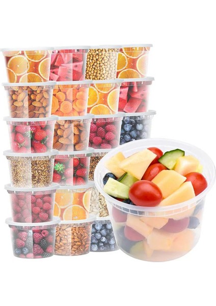 16OZ (480ML) 20 Adet 20 Parçalı Tek Kullanımlık Plastik Kapaklı Bardak 8 16 32OZ Çorba Kasesi Konteyner Dışı Ambalaj Kutusu Yiyecek ve Içecek Saklama Plastik Bardak (Yurt Dışından) modelleri