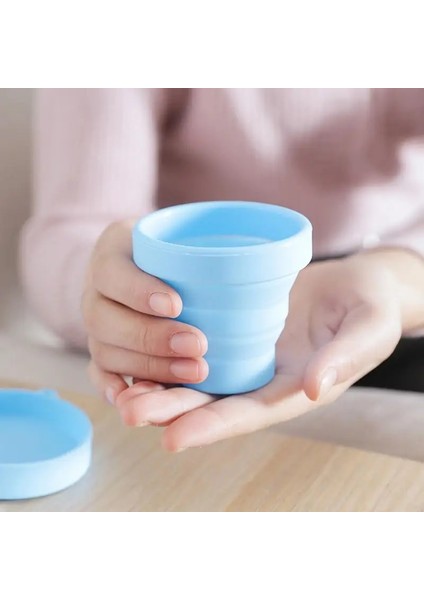 Sarı Standart 170 ml Paslanmaz Çelik Silikon Geri Çekilebilir Katlanır Bardak Teleskopik Katlanabilir Kahve Fincanları Açık Spor Su Bardağı Seyahat Fincan (Yurt Dışından)