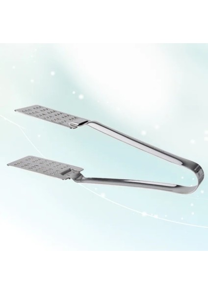 Gümüş Xxl Maşa Çay Süzgeci Sıkacağı Maşa Buz Küpü Kavrama Mutfak Dik Klip Aperatif Salata Pastırma Simit Catering Ekmek Biftek Kızartma Et (Yurt Dışından)