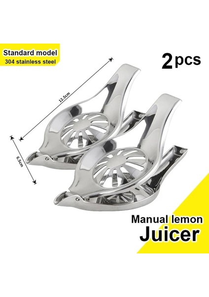 A Styles 2pcs Kuş Limon Sıkacağı, Manuel Paslanmaz Çelik Limon Sıkacağı, Portakal Limon Kireç Nar Için El Sıkacağı-1/2packs (Yurt Dışından)