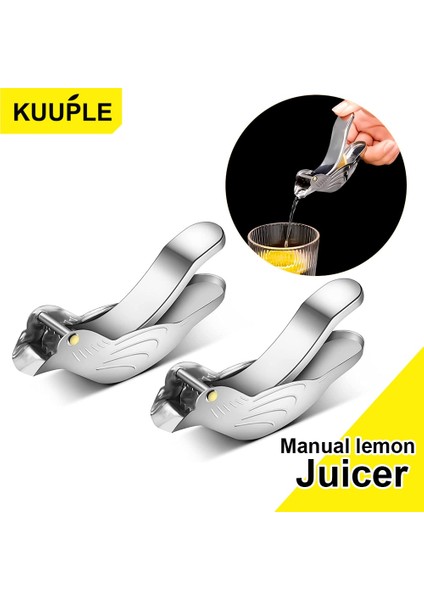 A Styles 2pcs Kuş Limon Sıkacağı, Manuel Paslanmaz Çelik Limon Sıkacağı, Portakal Limon Kireç Nar Için El Sıkacağı-1/2packs (Yurt Dışından) fiyatları