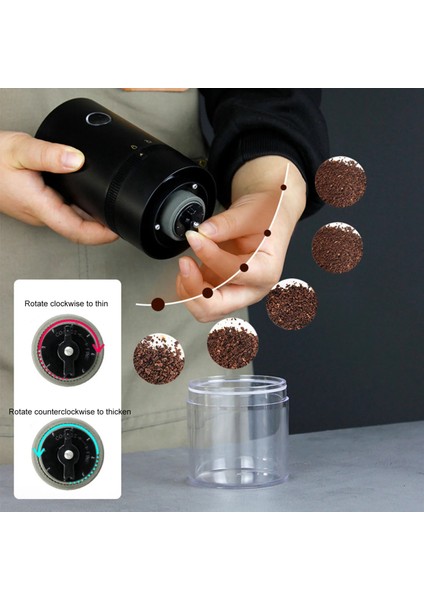 Manuel Öğütücü 200ML Elektrikli Kahve Değirmeni Manuel/otomatik Fasulye Değirmeni USB Şarjı Cafe Otlar Baharatlar Için Taşınabilir Espresso Makinesi Üreticisi (Yurt Dışından)