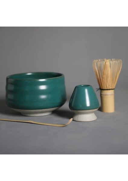 C-01 Seramik Sır Matcha Seti Güvenli Bambu Çırpma Çay Kaşığı Çay Setleri Kapalı Içecek Dükkanı Çay Yapma Araçları Aksesuarları Doğum Günü Hediyeleri (Yurt Dışından)