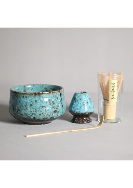 C-01 Seramik Sır Matcha Seti Güvenli Bambu Çırpma Çay Kaşığı Çay Setleri Kapalı Içecek Dükkanı Çay Yapma Araçları Aksesuarları Doğum Günü Hediyeleri (Yurt Dışından) modelleri