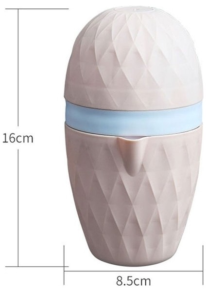 Pembe Çok Fonksiyonlu Manuel Sıkacağı Limon Portakal Narenciye Sıkacağı Taşınabilir Manuel Meyve Sıkacağı Blender Şişesi Mutfak Aksesuarları (Yurt Dışından)