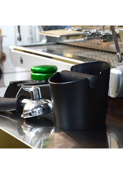 Turuncu 2 Mutfak Plastik Kahve Knock Box Expresso Biler Atık Sabotaj Kutusu Toz Saklama Kutusu Konteyner Lastik Çubuk Desteği (Yurt Dışından)