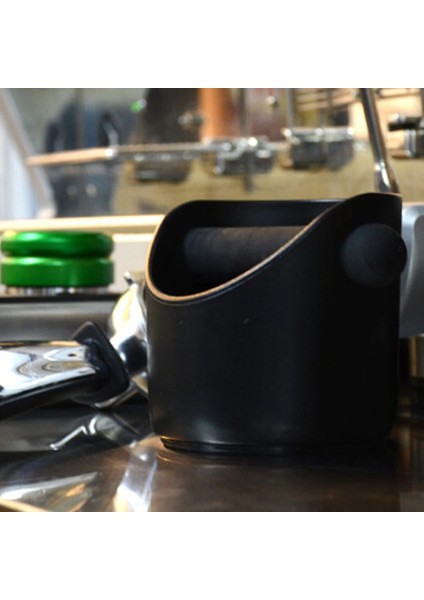 Turuncu 2 Mutfak Plastik Kahve Knock Box Expresso Biler Atık Sabotaj Kutusu Toz Saklama Kutusu Konteyner Lastik Çubuk Desteği (Yurt Dışından)