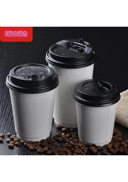 A-500 ml Tek Kullanımlık Kahve Kağıdı Tatlı Kahve Için Fincan Karton Bardak Parti Için Tek Kullanımlık Cam Kahve Bardakları (Yurt Dışından)