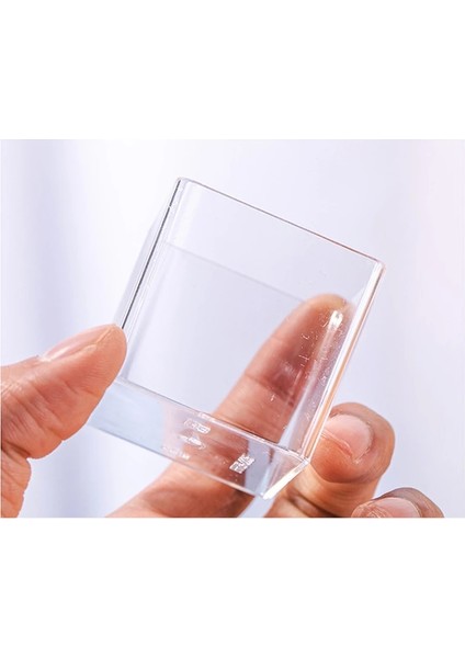 Temizle 5 Adet 5/10/20 Adet 60 ml Plastik Noel Kare Tatlı Bardak Plastik Yoğurt Muslar Tatlı Kek Fincan Noel Partisi Malzemeleri (Yurt Dışından) indirimleri