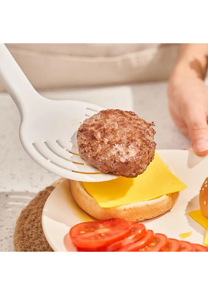 Beyaz Yumurta Turner Anti-Break Omlet Spatula Asılı Delik Kızartma Biftek Sağlıklı Çizilmez Tava Tava Kürek (Yurt Dışından) modelleri