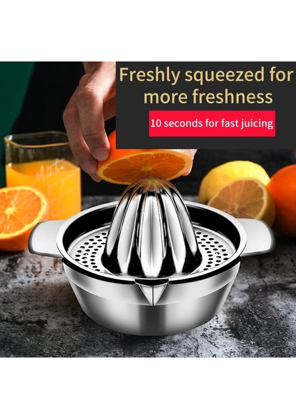 304 Mini Manuel Sıkacağı Narenciye Limon Portakal Basın Sıkacağı Filtre Çok Fonksiyonlu Meyve Sıkacağı Makinesi Mutfak Aksesuarları Araçları (Yurt Dışından) fırsatları