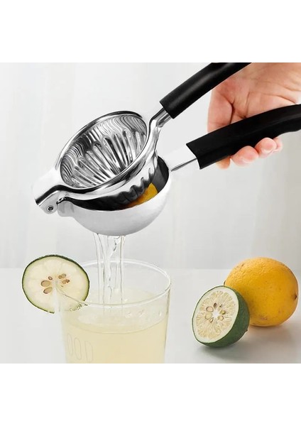 L Paslanmaz Çelik Limon Sıkacağı Manuel Narenciye Portakal Sıkacağı Meyve Sıkacağı Exprimidor Limone El Basın Aracı Mutfak Gadget (Yurt Dışından) fiyatları