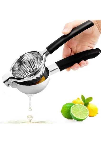 L Paslanmaz Çelik Limon Sıkacağı Manuel Narenciye Portakal Sıkacağı Meyve Sıkacağı Exprimidor Limone El Basın Aracı Mutfak Gadget (Yurt Dışından) fırsatları