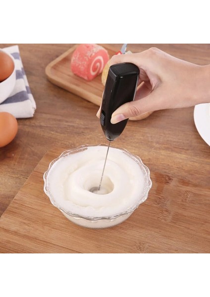 E 1 Adet Elektrikli Süt Köpürtücü Yumurta Çırpıcı Mutfak Içecek Köpürtücü Çırpma Karıştırıcı Karıştırıcı Kahve Cappuccino Kremalı Çırpma Köpüklü Karışımı (Yurt Dışından) indirimleri