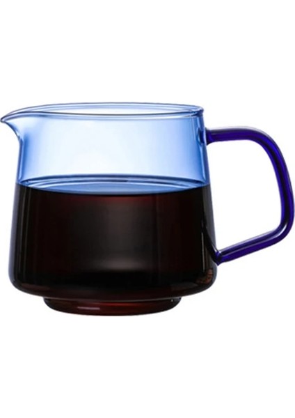 Mavi 550 ml 300 ML/550 ml Cam Kahve Paylaşımı Pot Kahve Sunucusu Dökün Ev Bira Bardağı El Yapımı Kahve Makinesi Buz Damla Su Isıtıcısı (Yurt Dışından)