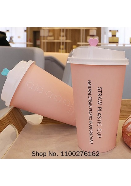 Sadece Fincan 300 ml 50 Adet 50 Adet Pembe Tek Kullanımlık Çay Bardağı Parti Doğum Günü Düğün Favor Yaratıcı Soğuk ve Içecek Kağıt Bardaklar Kahve Çay Ambalaj Kapaklı Bardaklar (Yurt Dışından)