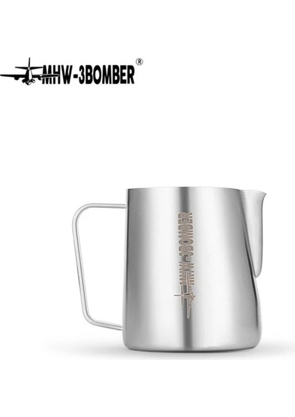 Simli 450ML Kahve Süt Sürahisi 350/450/600/700ML Paslanmaz Çelik Köpürtme Sürahi Çekme Çiçek Fincan Süt Köpürtücü Kupa Espresso Bardakları Barista Için (Yurt Dışından)