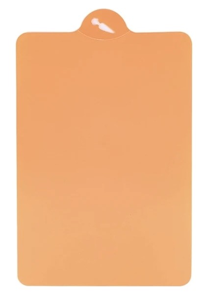 Turuncu 39*25 cm Esnek Pp Plastik Kaymaz Asmak Delik Kesme Tahtası Gıda Dilim Kesim Doğrama Tahtası Mutfak Pişirme Araçları Peynir Tahtası (Yurt Dışından)