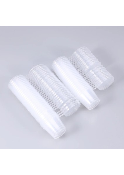Size2 Kapaklı Bardaklar 1 Oz Sos Salata Kapları Porsiyon Sos Kabı Plastik Numune Çeşni Shot Jöle (Yurt Dışından)