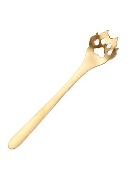 Köpek Paw Kevgir Gol Paslanmaz Çelik Çok Yönlü Çay Kaşığı ve Tatlılar Partiler ve Kafeler Için Paslanmaz Çelik Kaşık Çay Için Şeker Kaşığı (Yurt Dışından)