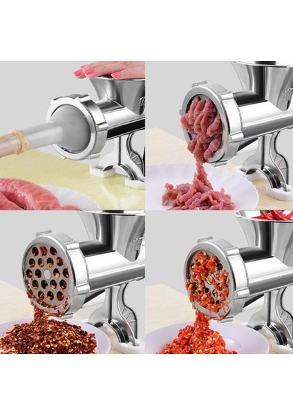 28CM Yeni Manuel Kıyma Makinesi Çok Fonksiyonlu El-Krank Ev Yapımı Sosis Makinesi Blender Kıyma Lavman Makinesi Ev Mutfak Gereçleri (Yurt Dışından) modelleri