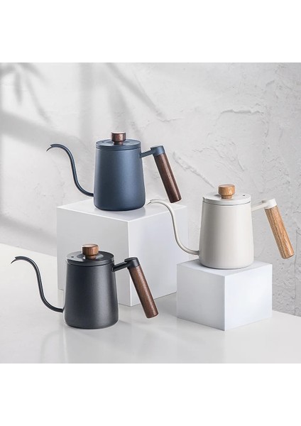 350ML-BEYAZ Cezve Süt Köpürtme Sürahi Sürahi Gooseneck Su Isıtıcısı Borulu Paslanmaz Çelik Espresso Kahve Çay Süt Pot Su Isıtıcısı Can 350ML 600ML (Yurt Dışından) modelleri