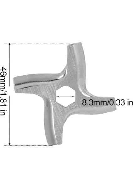 H Mutfak Kıyma Plakası Disk Bıçağı Delikli Öğütücü Plaka Öğütücü Bıçağı (Yurt Dışından)