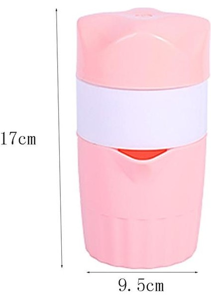 Pembe Manuel Narenciye Sıkacağı Portakal Limon Meyve Sıkacağı 300 ml Portakal Suyu Bardağı Çocuk Açık Içme Sıkacağı Makinesi Mutfak Aracı (Yurt Dışından)