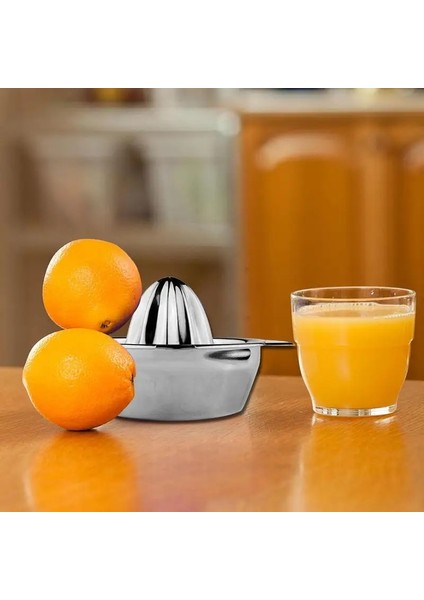 Paslanmaz Çelik Meyve Sıkacağı Kase ile Manuel Portakal Sıkacağı Limon Sıkacağı Taşınabilir El Preslenmiş Meyve Suyu Makinesi Mutfak Aksesuarları (Yurt Dışından) fırsatları