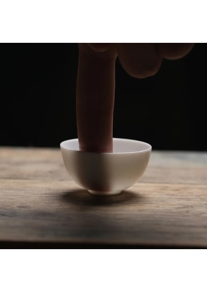 Çay Fincanı 40 ml 6 Adet/grup 40 ml Çin Ince Kung Fu Çay Bardağı Seti Seramik Bardak Beyaz Teaware Kase Çay Töreni Chaozhou Çay Fincanı (Yurt Dışından) indirimleri