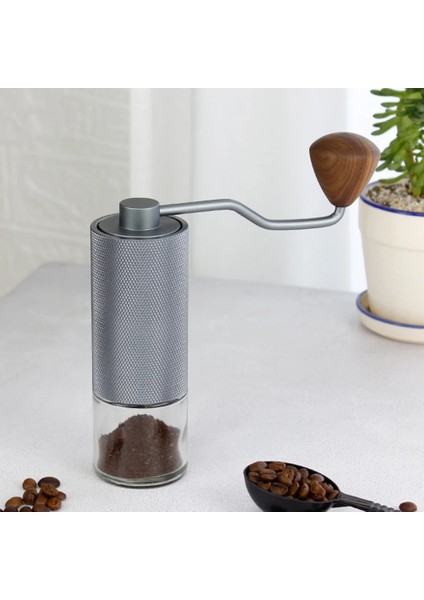 Ahşap Tahıl B Manuel Kahve Değirmeni Taşınabilir El Değirmeni Değirmeni Çift Rulman Konumlandırma ile Kahve Çekirdeği Öğütücüler Değirmeni Mini Kahve Freze (Yurt Dışından) indirimleri