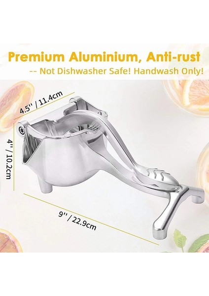 Tip A Çok Fonksiyonlu Manuel Meyve Suyu Sıkacağı Alüminyum Alaşımlı El Basınçlı Portakal Sıkacağı Nar Limon Sıkacağı Mutfak Aksesuarları (Yurt Dışından) modelleri