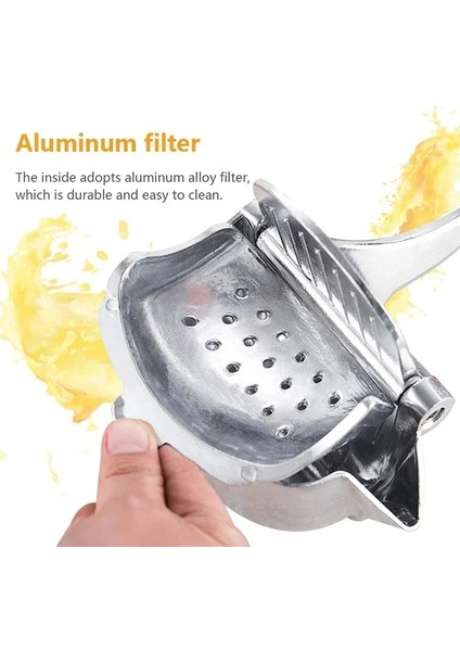 Tip A Çok Fonksiyonlu Manuel Meyve Suyu Sıkacağı Alüminyum Alaşımlı El Basınçlı Portakal Sıkacağı Nar Limon Sıkacağı Mutfak Aksesuarları (Yurt Dışından) fırsatları