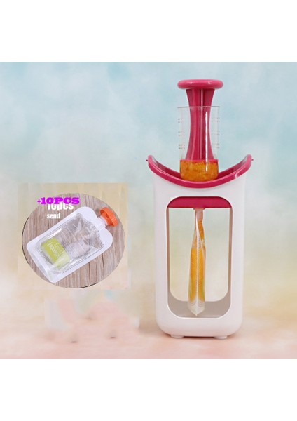 Mavi Sıkıştırılmış Yemek Istasyonu Ev Yapımı Bebek Maması Dağıtıcı Çantalar Yiyecek Makinesi Seti Depolama Paketleme Makinesi Meyve Suyu Püresi Paketi Besleme Torbaları (Yurt Dışından) fiyatları