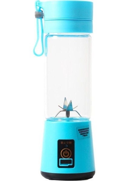 Açık Yeşil Mini Taşınabilir Blender El Sıkacağı Taşınabilir USB Kablosu 6 Laminat Meyve Sıkacağı Sağlıklı Meyve Suyu Taşınabilir Blender (Yurt Dışından) fırsatları