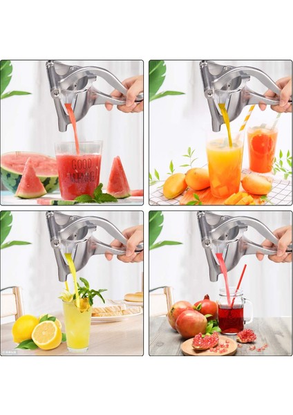 B Tipi Limon Sıkacağı Alüminyum Alaşımlı Limon Sıkacağı Manuel Sıkacağı Ağır Hizmet Tipi El Preslenmiş Meyve Sıkacağı (Yurt Dışından)