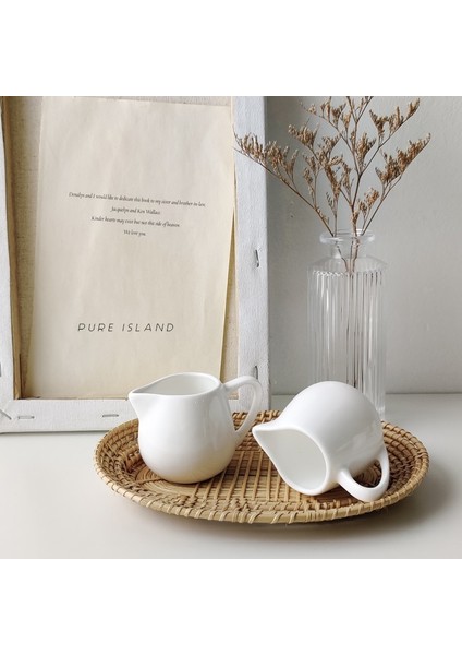 Kolu 50 ml Avrupa Coffeeware Seramik Süt Sürahisi Ikindi Çayı Cafe Barista Kahve Makinesi Araçları Süt Sürahi Fincan Cafeteira Espumador De Leche (Yurt Dışından) fırsatları