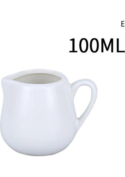 E Şeker Kreması Süt Tencere Sürahi Seramik Baharat Kavanoz Kreması Konteyner Fincan Sofra Beyaz Mutfak Aletleri Süt Sürahisi Coffeeware (Yurt Dışından)