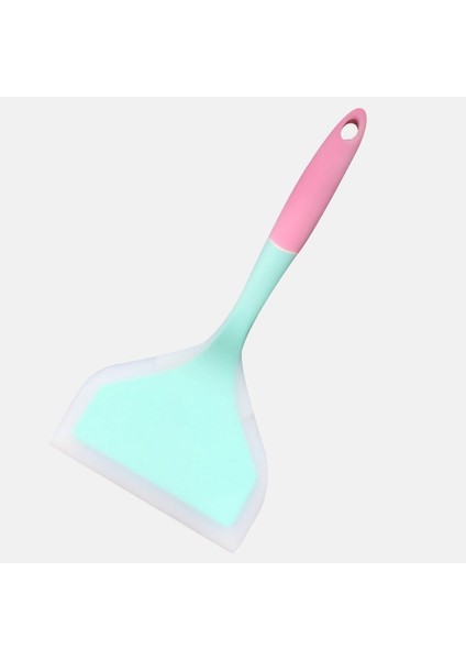 Açık Mavi Silikon Mutfak Eşyaları Spatula Et Yumurta Mutfak Kazıyıcı Pizza Pişirme Araçları Yapışmaz Kürek Eşya Pişirme (Yurt Dışından)