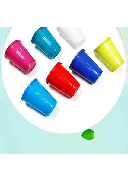 Pembe 8 Adet 8 Adet Pp Tek Kullanımlık Çift Plastik Bardak Masa Tenisi Seti Renkli Bira Oyunu Parti Bardağı (Yurt Dışından)