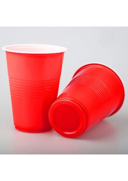 Pembe 8 Adet 8 Adet Pp Tek Kullanımlık Çift Plastik Bardak Masa Tenisi Seti Renkli Bira Oyunu Parti Bardağı (Yurt Dışından)