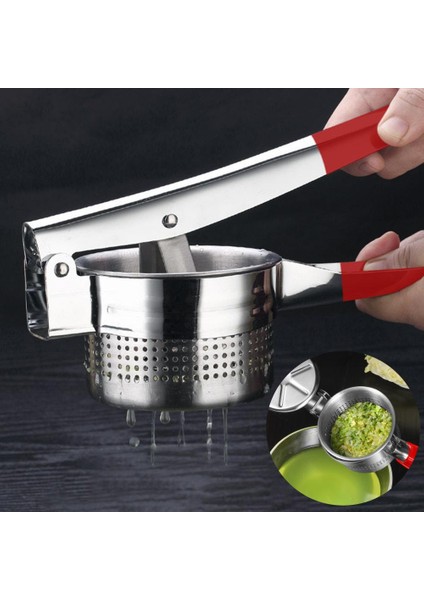 Yeşil Kalınlaşmış Pratik El Sebze Meyve Sıkacağı 2 Renk Ev Için Patates Ezici Ağır Hizmet (Yurt Dışından) fırsatları