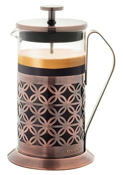 20FLOZ French Press Sürahi Kahve ve Çay Makinesi 34 Ons, Isıya Dayanıklı Borosilikat Cam, Üçlü Filtre Paslanmaz Çelik Dalma (Yurt Dışından)