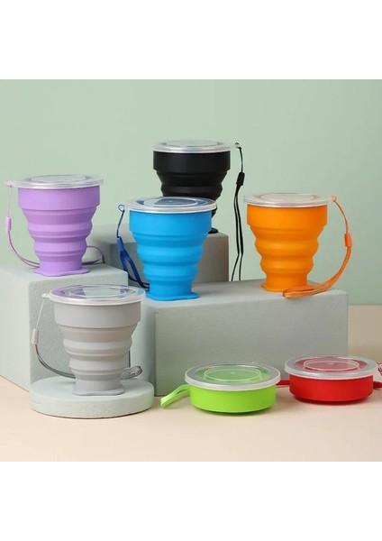 Yeşil 200 ml Taşınabilir Silikon Katlanır Su Bardağı Açık Isıya Dayanıklı Teleskopik Katlanabilir Katlanabilir Kapaklı Kupa Seyahat Kamp Için (Yurt Dışından) fırsatları