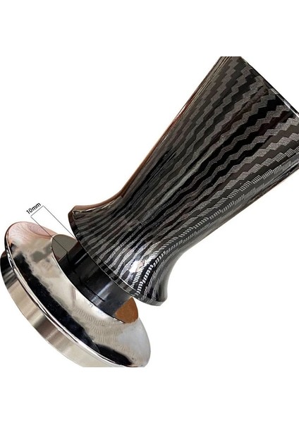 Siyah 51MM Paslanmaz Çelik Kahve Sabotaj Derinliği Kalibre Edilmiş Sabit Basınç Kahve Tozu Çekiç Kahve Dağıtıcı Barista Araçları 51 mm (Yurt Dışından) modelleri