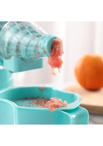 Yükseltilmiş Kırmızı Manuel Plastik Meyve Sıkacağı Posa Kabı Çıkarıcı Filtre Portabl Burgu Sıkacağı Portakal Limon Domates Liquidificador Mutfak Gadget'ı (Yurt Dışından) fırsatları