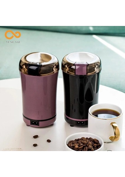 110V Mor Ingiltere Elektrik Fişi 110V 220V Kahve Öğütücü Kuruyemiş Fasulye Tahıllar Değirmen Otlar Paslanmaz Çelik Elektrikli Taşlama Makinesi Çok Fonksiyonlu Gıda Öğütücü (Yurt Dışından)