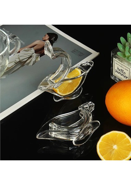 Balık Limon Manuel Sıkacağı Basın Sıkmak Meyve Mini Manuel Sıkacağı Kuş Şekli Şeffaf Taşınabilir Portakal Mutfak Ev Kayma Aracı (Yurt Dışından)