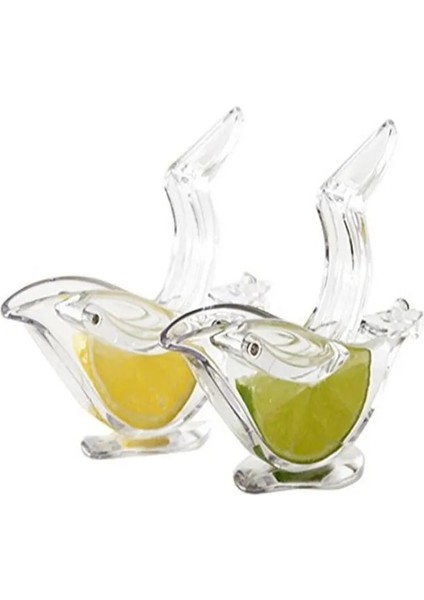 Balık Limon Manuel Sıkacağı Basın Sıkmak Meyve Mini Manuel Sıkacağı Kuş Şekli Şeffaf Taşınabilir Portakal Mutfak Ev Kayma Aracı (Yurt Dışından)